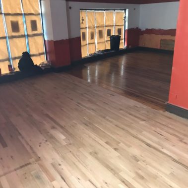 Floor Restoration Blue Bicycle Restaurant York