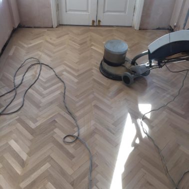 Hallway floor restoration - Driffield