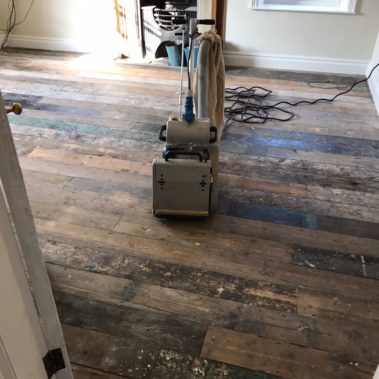 Reclaimed pine boards - Harrogate