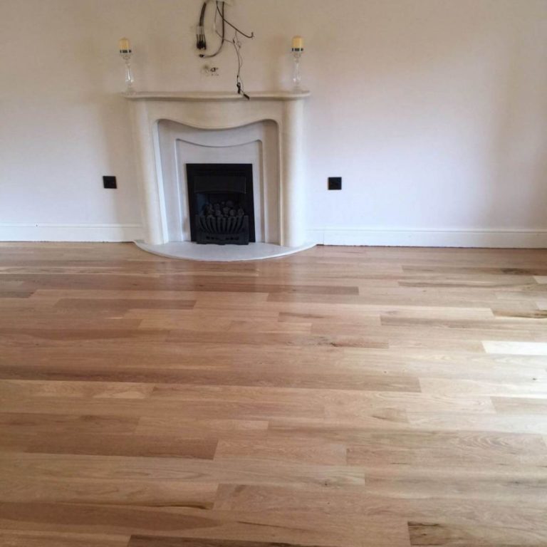 Solid Oak Sand Seal Floor