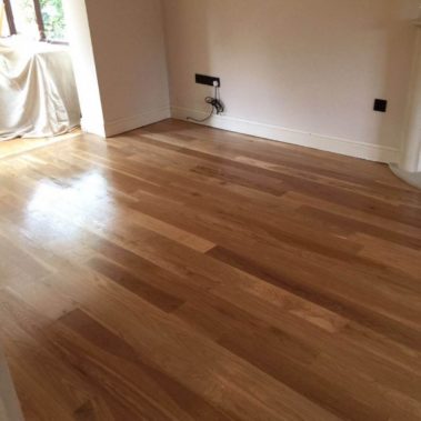 Solid Oak Sand Seal Floor