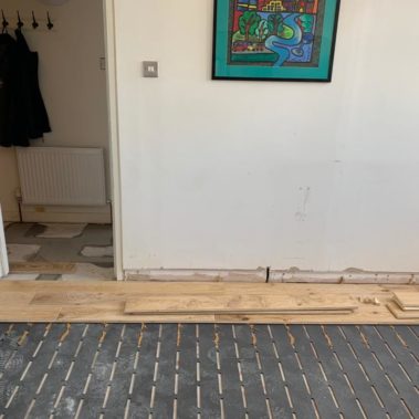 Lime Wash Floor Installation Leeds