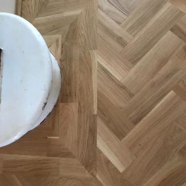 Oak Parquet Installation - Boston Spa, Weatherby