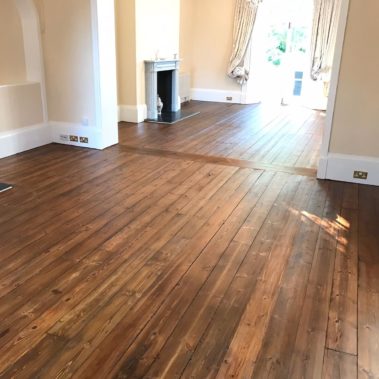 Victorian House Pine Floor Restoration
