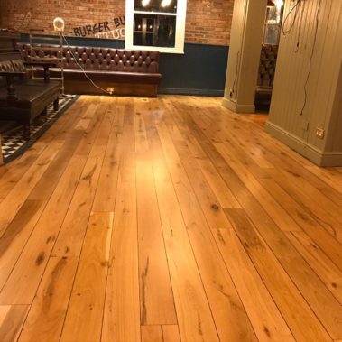 Solid oak strip restoration -The Eldon Pub