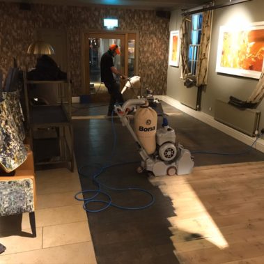 Oak Floor Restoration Old Bulls Head Pub