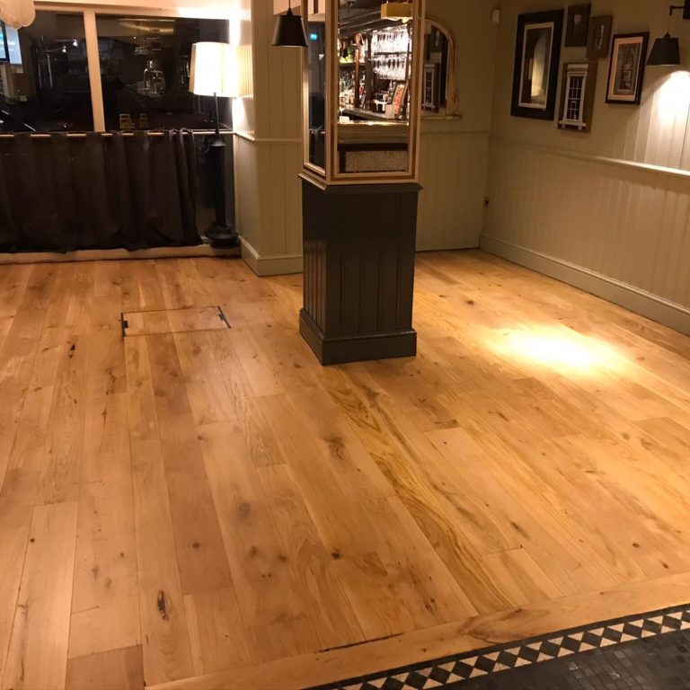 The Browns Pub Floor Restoration