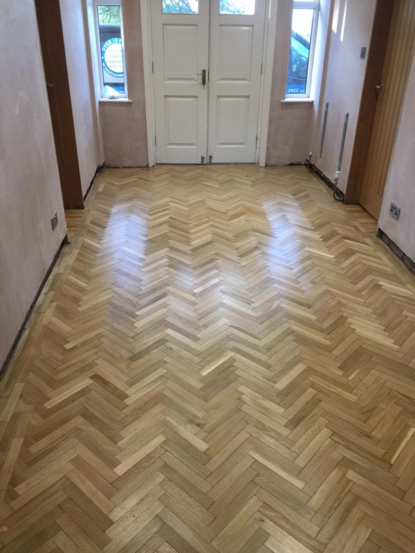 Hallway floor restoration - Driffield