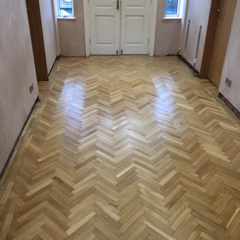Hallway floor restoration - Driffield