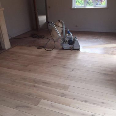 Solid Oak Floor Restoration Holybrook Lodges Easingwold