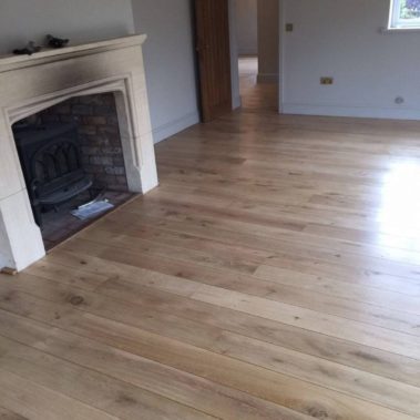 Solid Oak Floor Restoration Holybrook Lodges Easingwold